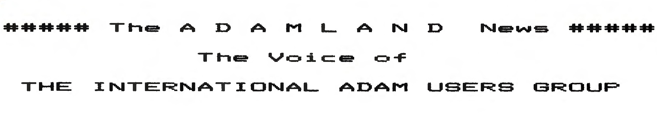 ADAMLand Logo